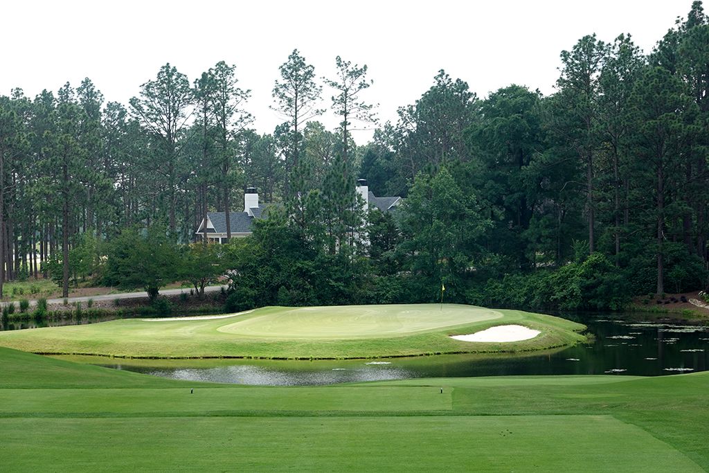 3rd Hole at The Country Club of North Carolina (Dogwood) (162 Yard Par 3)